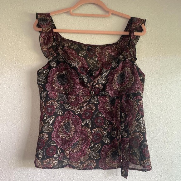 Tops - Vintage‎ 90s Floral Whimsy Fairy Boho Blouse